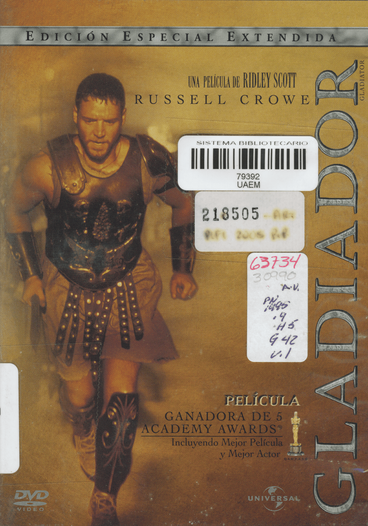 Gladiador, Pelicula